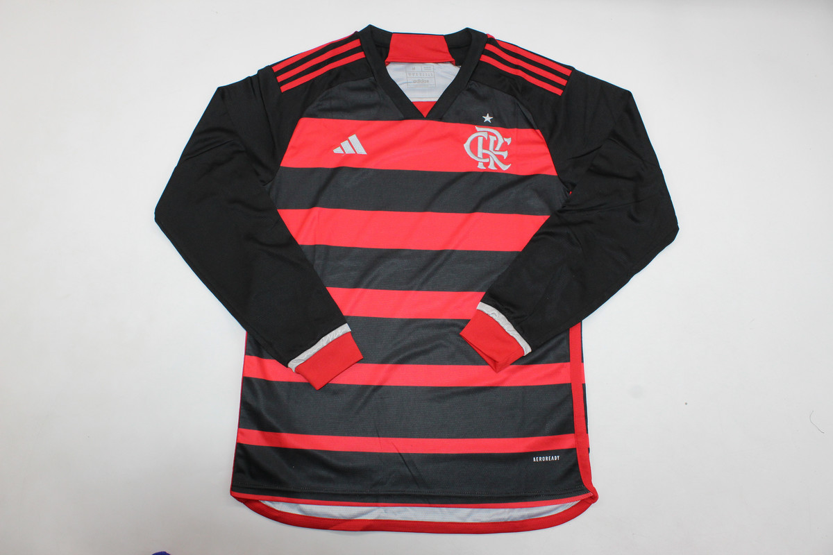 AAA Quality Flamengo 24/25 Home Long Soccer Jersey